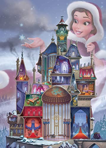 Ravensburger Puzzle 17334 - Belle - 1000 Teile Disney Castle Collection Puzzle für Erwachsene und Kinder ab 14 Jahren von Ravensburger