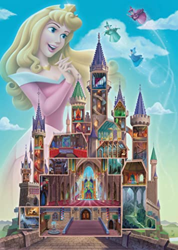 Ravensburger Puzzle 17338 - Aurora - 1000 Teile Disney Castle Collection Puzzle für Erwachsene und Kinder ab 14 Jahren von Ravensburger