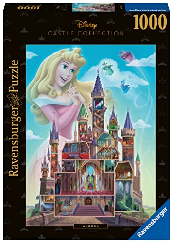 Ravensburger Puzzle 17338 - Aurora - 1000 Teile Disney Castle Collection Puzzle für Erwachsene und Kinder ab 14 Jahren von Ravensburger