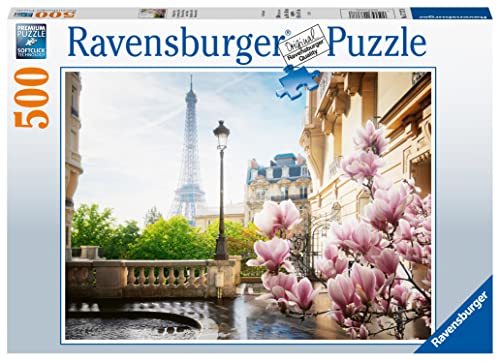 Ravensburger Puzzle 17377 Frühling in Paris - 500 Teile Puzzle für Erwachsene und Kinder ab 12 Jahren von Ravensburger