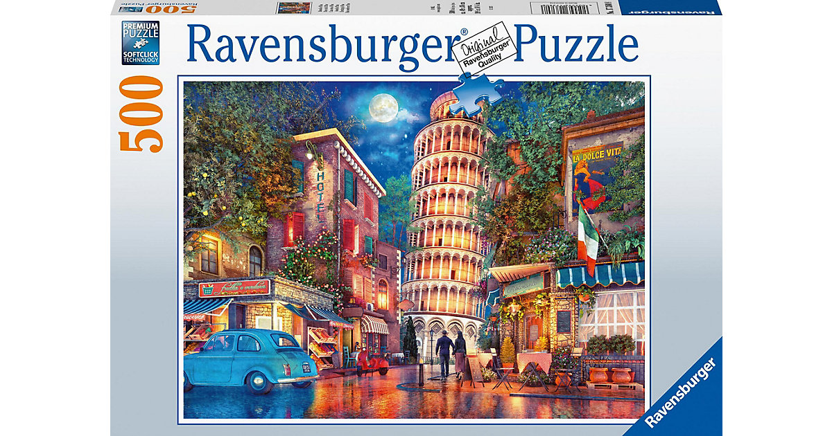 Ravensburger Puzzle 17380 Abends in Pisa - 500 Teile Puzzle Erwachsene und Kinder ab 12 Jahren  Kinder von Ravensburger