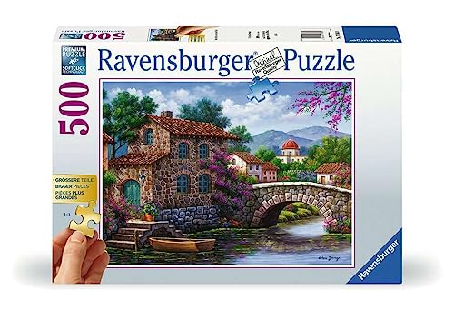 Ravensburger Puzzle 17383 - Die Brücke über den Fluss - Gold Edition Puzzle mit größeren Puzzleteilen - 500 Teilepuzzle für Erwachsene und Kinder ab 12 Jahren Ravensburger Puzzle 17383 - Die Brücke über den Fluss - Gold Edition Puzzle mit größeren Puzzleteilen - 500 Teilepuzzle für Erwachsene und Kinder ab 12 Jahren von Ravensburger