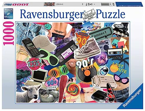 Ravensburger Puzzle 17388 Die 90er Jahre - 1000 Teile Puzzle für Erwachsene und Kinder ab 14 Jahren von Ravensburger