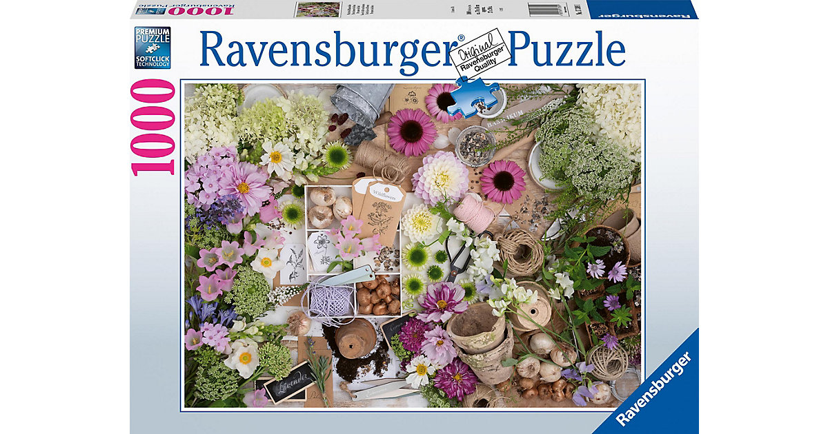Ravensburger Puzzle 17389 Prachtvolle Blumenliebe - 1000 Teile Puzzle Erwachsene und Kinder ab 14 Jahren  Erwachsene von Ravensburger