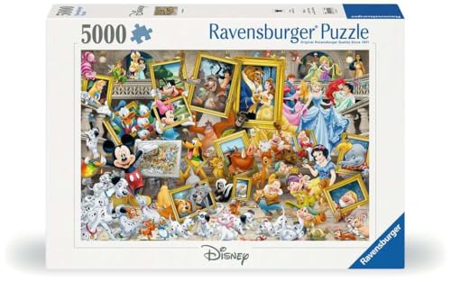 Ravensburger Puzzle 17432 - Mickey als Künstler - 5000 Teile Disney Puzzle für Erwachsene und Kinder ab 14 Jahren von Ravensburger