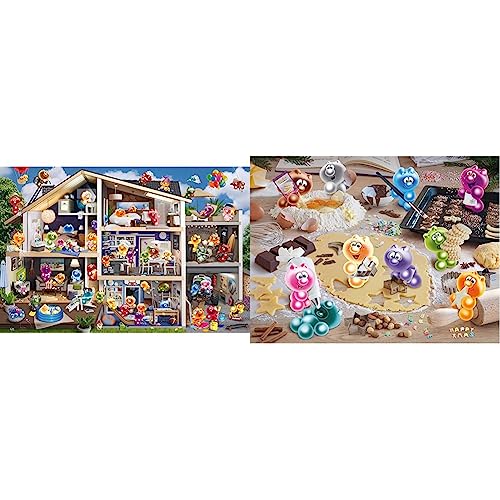 Ravensburger Puzzle 17434 - Gelini Puppenhaus - 5000 Teile Puzzle ab 14 Jahren & Puzzle 16713 - Gelinis Weihnachtsbäckerei - 1500 Teile Puzzle für Erwachsene und Kinder ab 14 Jahren von Ravensburger