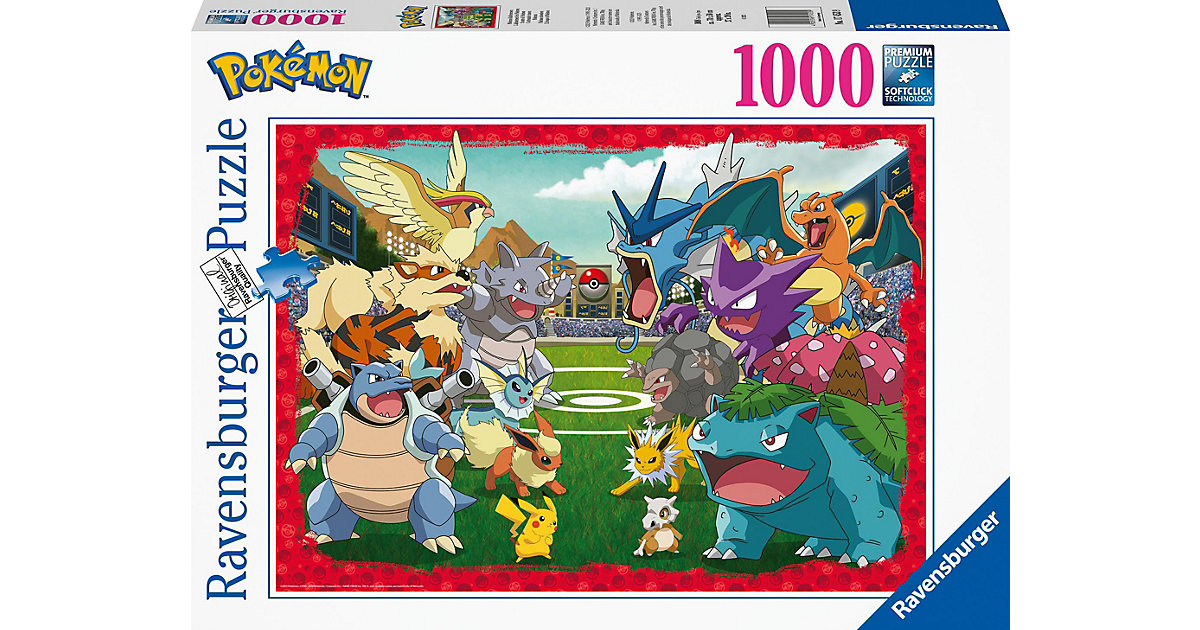 Ravensburger Puzzle 17453 - Pokémon Kräftemessen - 1000 Teile Pokémon Puzzle Erwachsene und Kinder ab 14 Jahren Erwachsene Ravensburger Puzzle 17453 - Pokémon Kräftemessen - 1000 Teile Pokémon Puzzle Erwachsene und Kinder ab 14 Jahren Erwachsene von Ravensburger