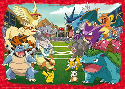 Ravensburger Puzzle 17453 - Pokémon Kräftemessen - 1000 Teile Pokémon Puzzle für Erwachsene und Kinder ab 14 Jahren Ravensburger Puzzle 17453 - Pokémon Kräftemessen - 1000 Teile Pokémon Puzzle für Erwachsene und Kinder ab 14 Jahren von Ravensburger