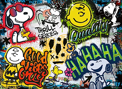 Ravensburger Puzzle 17538 - Peanuts Graffiti - 500 Teile Snoopy Puzzle für Erwachsene und Kinder ab 12 Jahren von Ravensburger