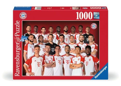 Ravensburger Puzzle 17543 - FC Bayern Saison 2023/24 - 1000 Teile FC Bayern München Puzzle für Erwachsene und Kinder ab 14 Jahren von Ravensburger