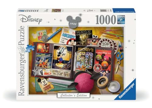 Ravensburger Puzzle 17586 - 1970 Mickey Anniversary - 1000 Teile Disney Puzzle für Erwachsene und Kinder ab 14 Jahren von Ravensburger