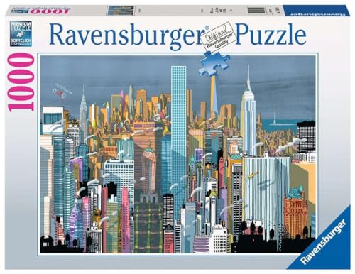 Ravensburger Puzzle 17594 - Das ist New York - 1000 Teile Puzzle für Erwachsene ab 14 Jahren von Ravensburger