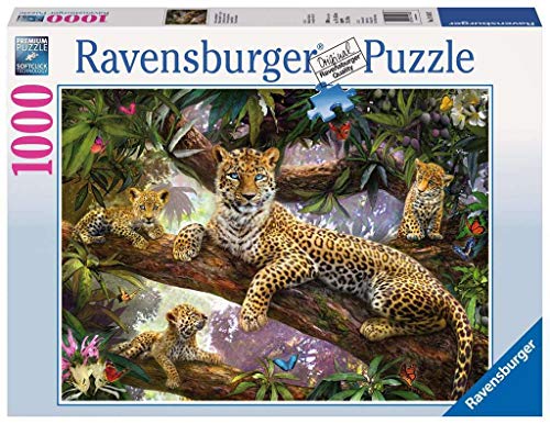 Ravensburger Puzzle 19148 - Stolze Leopardenmutter - 1000 Teile von Ravensburger