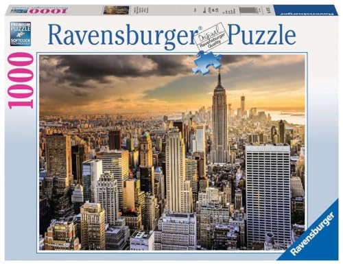 Ravensburger Puzzle 19712 - Großartiges New York - 1000 Teile Puzzle für Erwachsene und Kinder ab 14 Jahren, Stadt-Puzzle von New York von Ravensburger