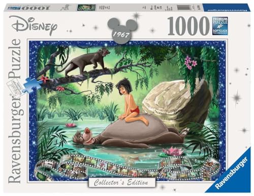 Ravensburger Puzzle 19744 Das Dschungelbuch 1000 Teile Disney Puzzle für Erwachsene und Kinder ab 14 Jahren von Ravensburger