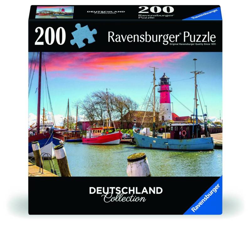 Ravensburger Puzzle 200 Teile - Der Hafen von Büsum - von Ravensburger