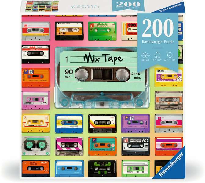 Ravensburger Puzzle 200 Teile - Mix Tape - von Ravensburger