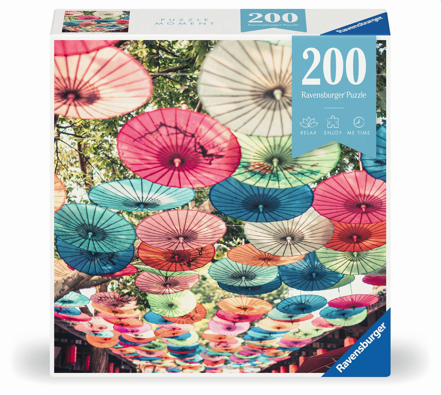 Ravensburger Puzzle 200 Teile - Regenschirme - von Ravensburger
