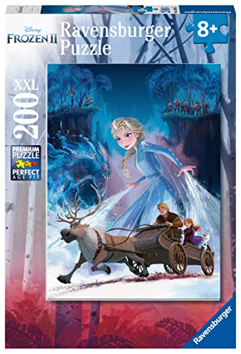 Ravensburger 12865 Puzzle 200 Teile XXL Die Schneekönigin 2 Disney Frozen von Ravensburger