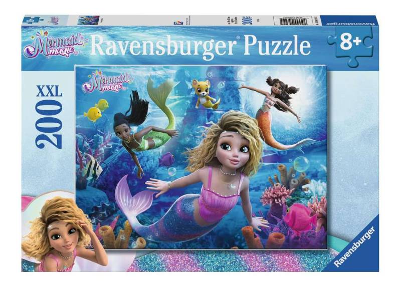 Ravensburger Puzzle 200 Teile XXL - Meerjungfrauen Magie - von Ravensburger