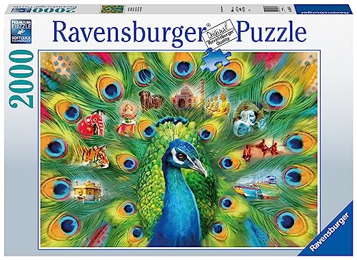 Ravensburger 16567 Land des Pfaus Animals Puzzle, Mehrfarbig von Ravensburger