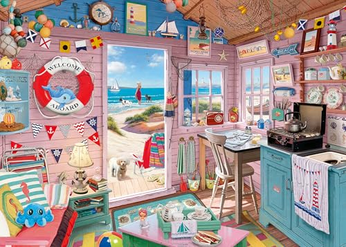 Ravensburger Puzzle Erwachsenenpuzzle 1000 Teile - The Beach Hut,My Haven No7 von Ravensburger