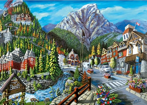 Ravensburger Puzzle 2D 1000 elementów: Witamy w Banff, Nowy Design Ravensburger Puzzle 2D 1000 elementów: Witamy w Banff, Nowy Design von Ravensburger