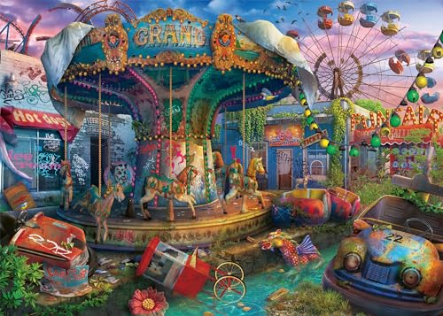 Ravensburger Puzzle 2D 1000 elementów: Zapomniany lunapark, Nowy Design von Ravensburger
