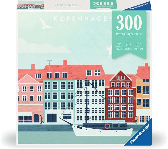 Ravensburger Puzzle 300 Teile - City Kopenhagen - von Ravensburger
