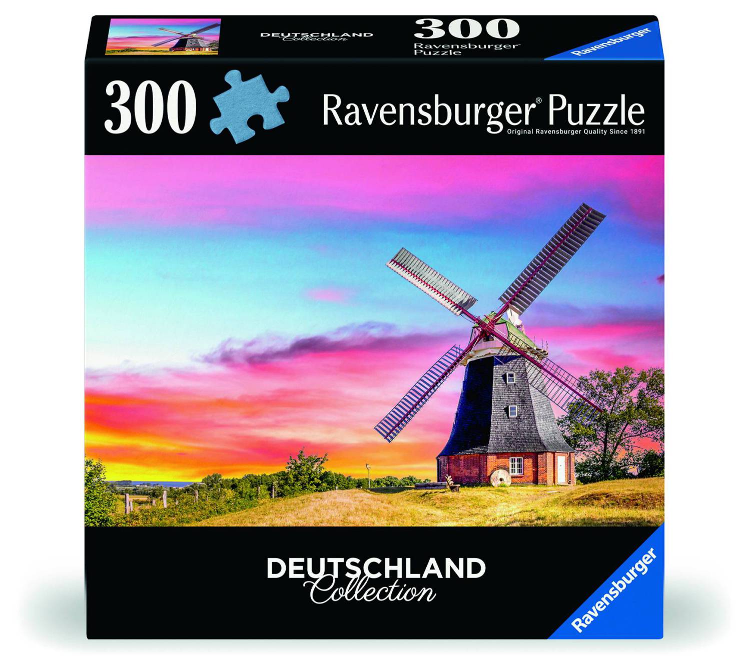 Ravensburger Puzzle 300 Teile - Die Windmühle von Klütz - von Ravensburger