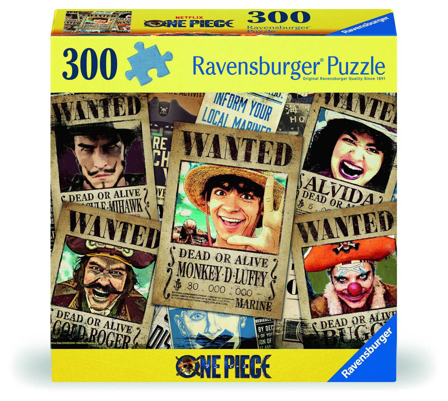 Ravensburger Puzzle 300 Teile - One piece: Wanted! - Ravensburger Puzzle 300 Teile - One piece: Wanted! - von Ravensburger