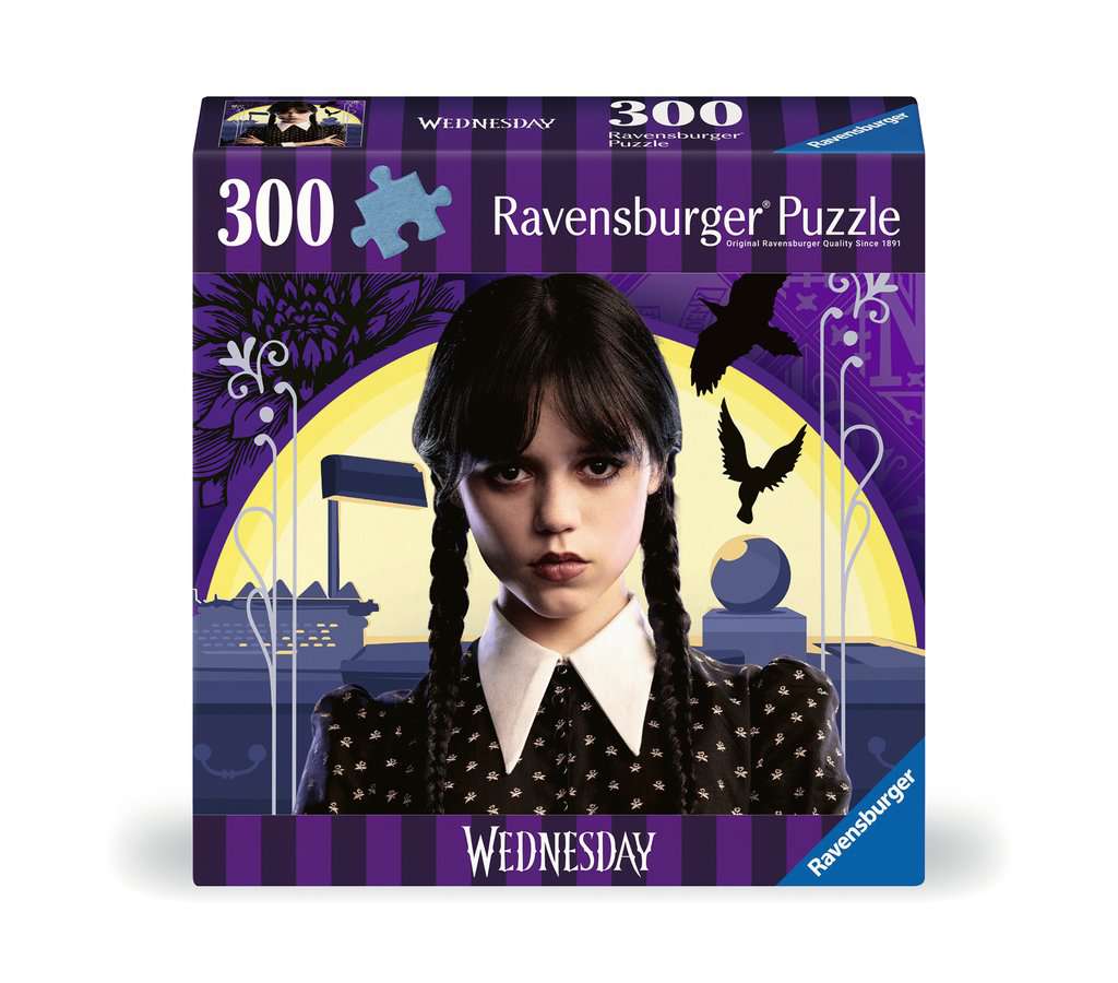 Ravensburger Puzzle 300 Teile - Wednesday: No Hug Zone - von Ravensburger