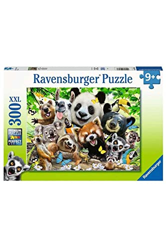 Ravensburger 12893 Wildlife Selfie 300 Puzzle mit extra großen Teilen für Kinder ab 9 Jahren, Mehrfarbig von Ravensburger