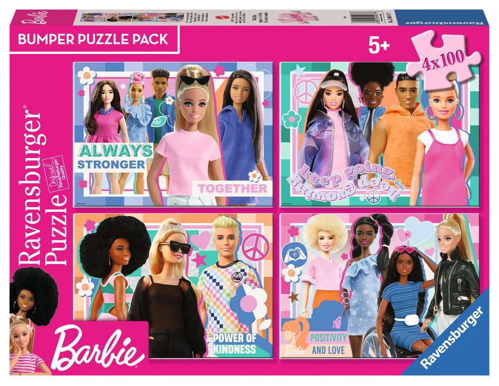 Ravensburger Puzzle 4 x 100 Teile XL - Barbie - Ravensburger Puzzle 4 x 100 Teile XL - Barbie - von Ravensburger