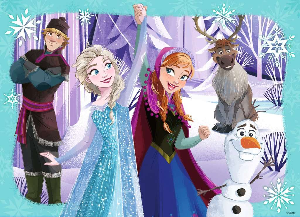 Ravensburger Puzzle 4 x 100 Teile XL - Frozen - Ravensburger Puzzle 4 x 100 Teile XL - Frozen - von Ravensburger