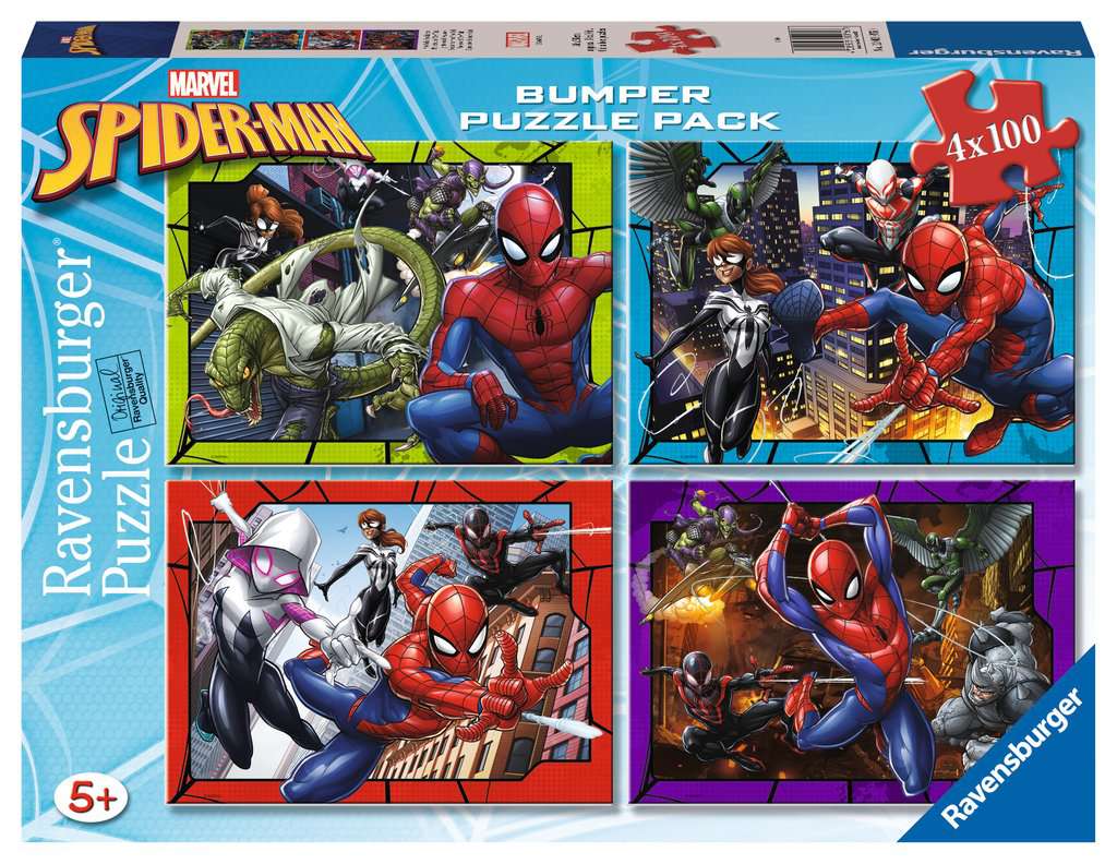 Ravensburger Puzzle 4 x 100 Teile XL - Spider-Man - Ravensburger Puzzle 4 x 100 Teile XL - Spider-Man - von Ravensburger
