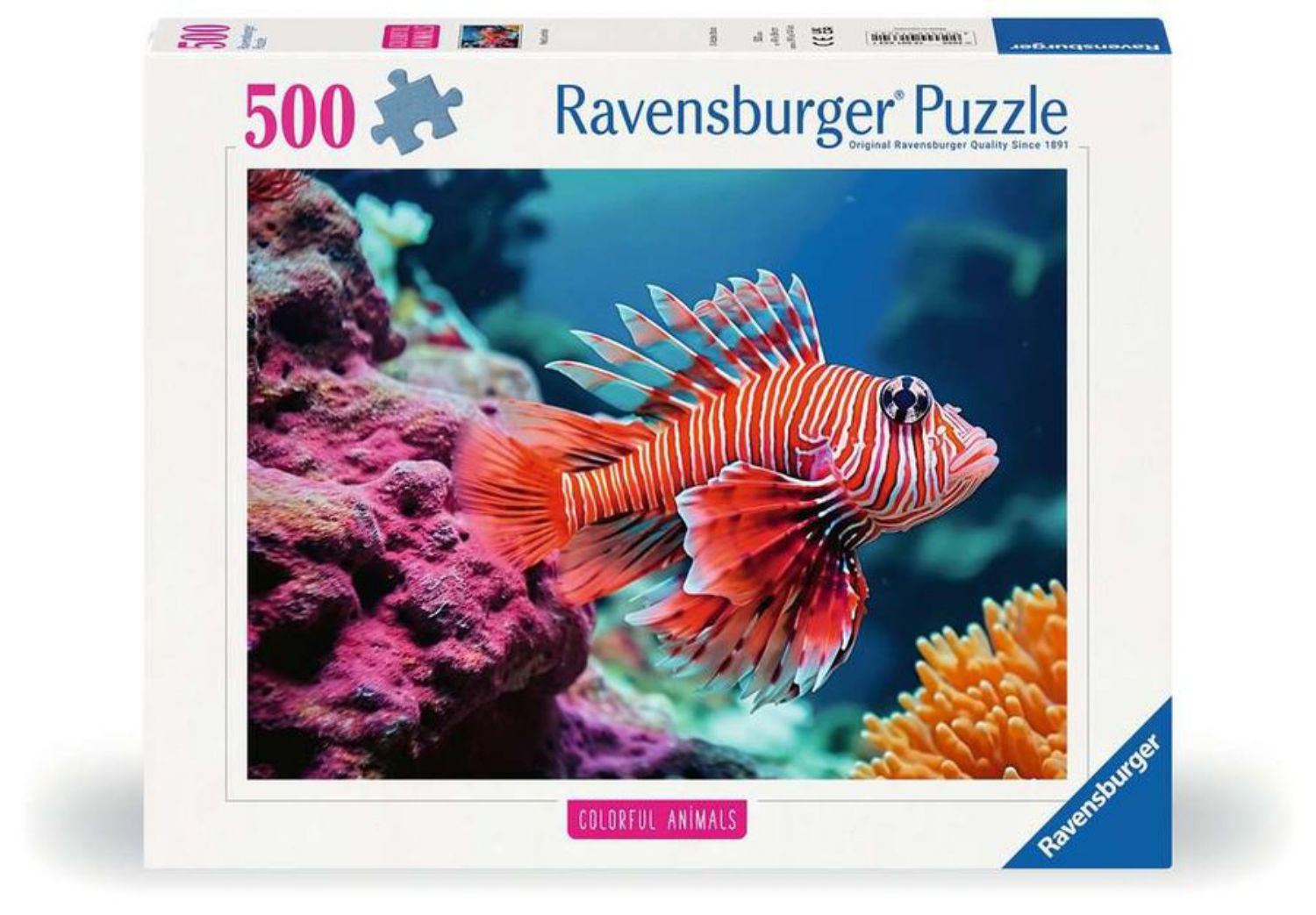 Ravensburger Puzzle 500 Pieces – Red Lionfish  - von Ravensburger