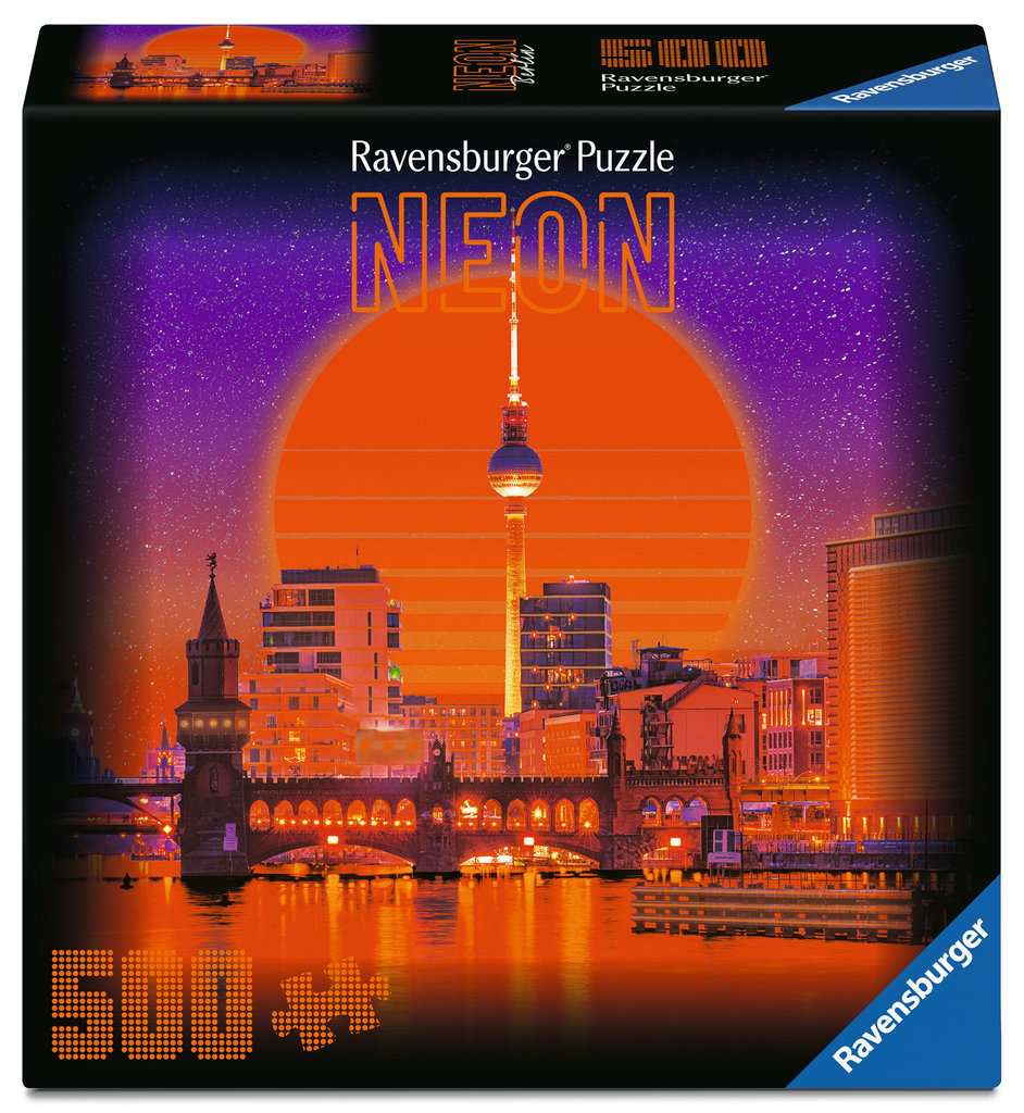 Ravensburger Puzzle 500 Teile - Berlin (Neon) - von Ravensburger