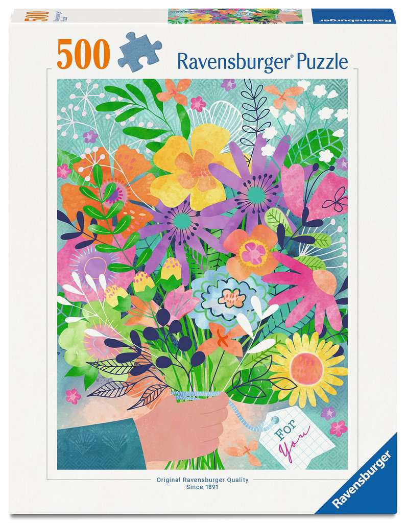 Ravensburger Puzzle 500 Teile - Blumen für dich - von Ravensburger
