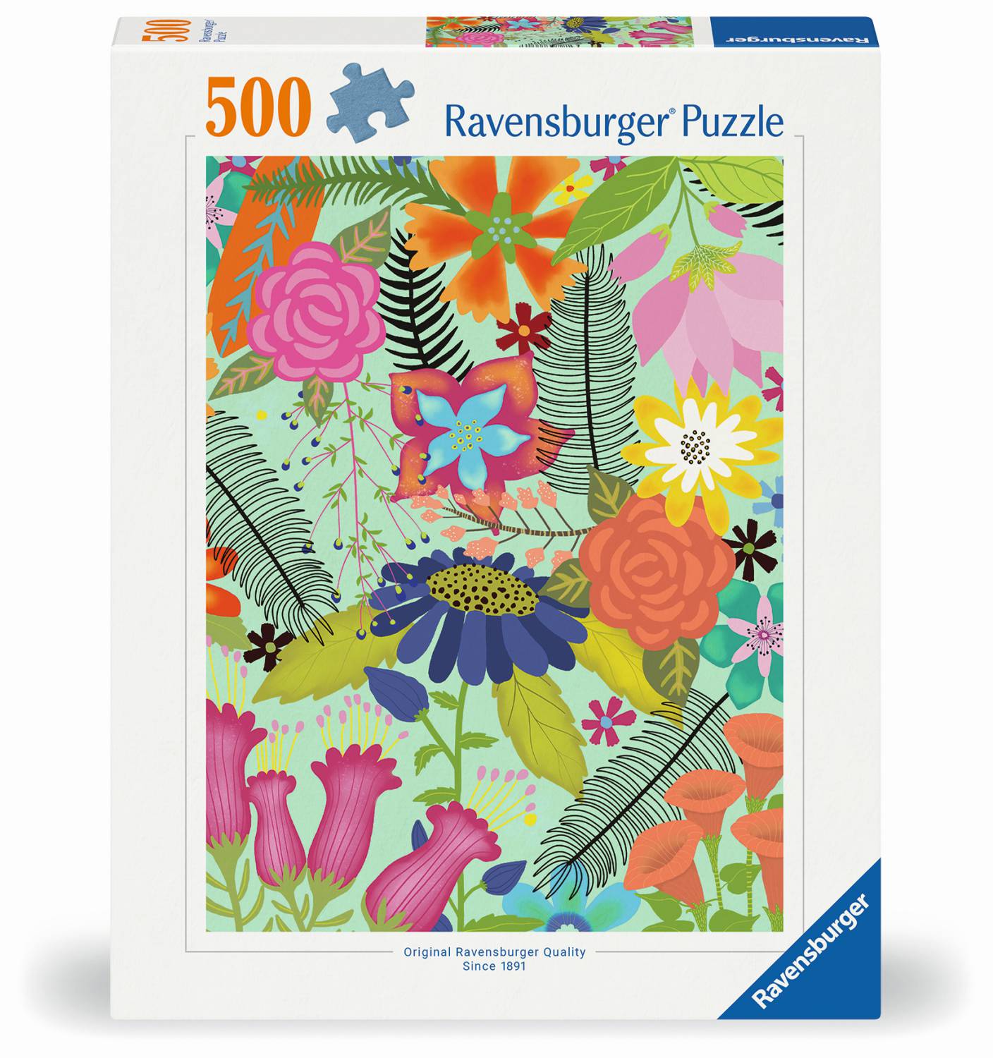 Ravensburger Puzzle 500 Teile - Blumendschungel - Ravensburger Puzzle 500 Teile - Blumendschungel - von Ravensburger