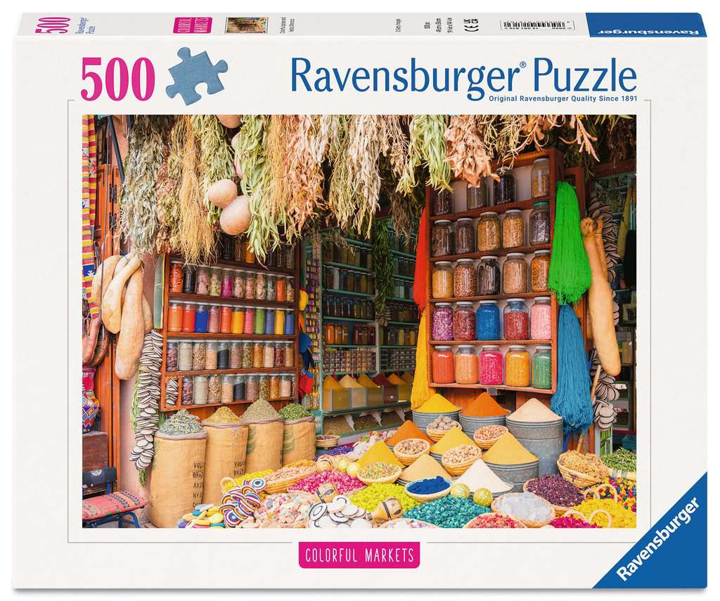 Ravensburger Puzzle 500 Teile - Bunte Gewürze (Marokko) - von Ravensburger