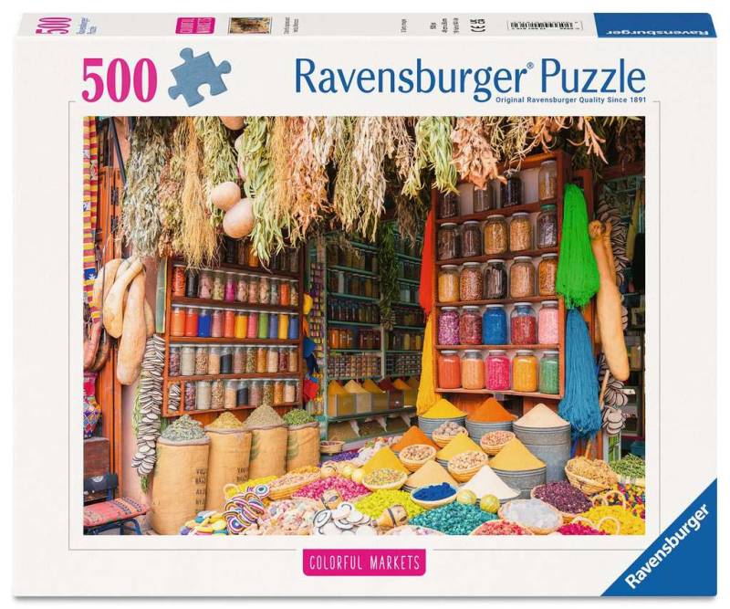Ravensburger Puzzle 500 Teile - Bunte Gewürze (Marokko) - von Ravensburger