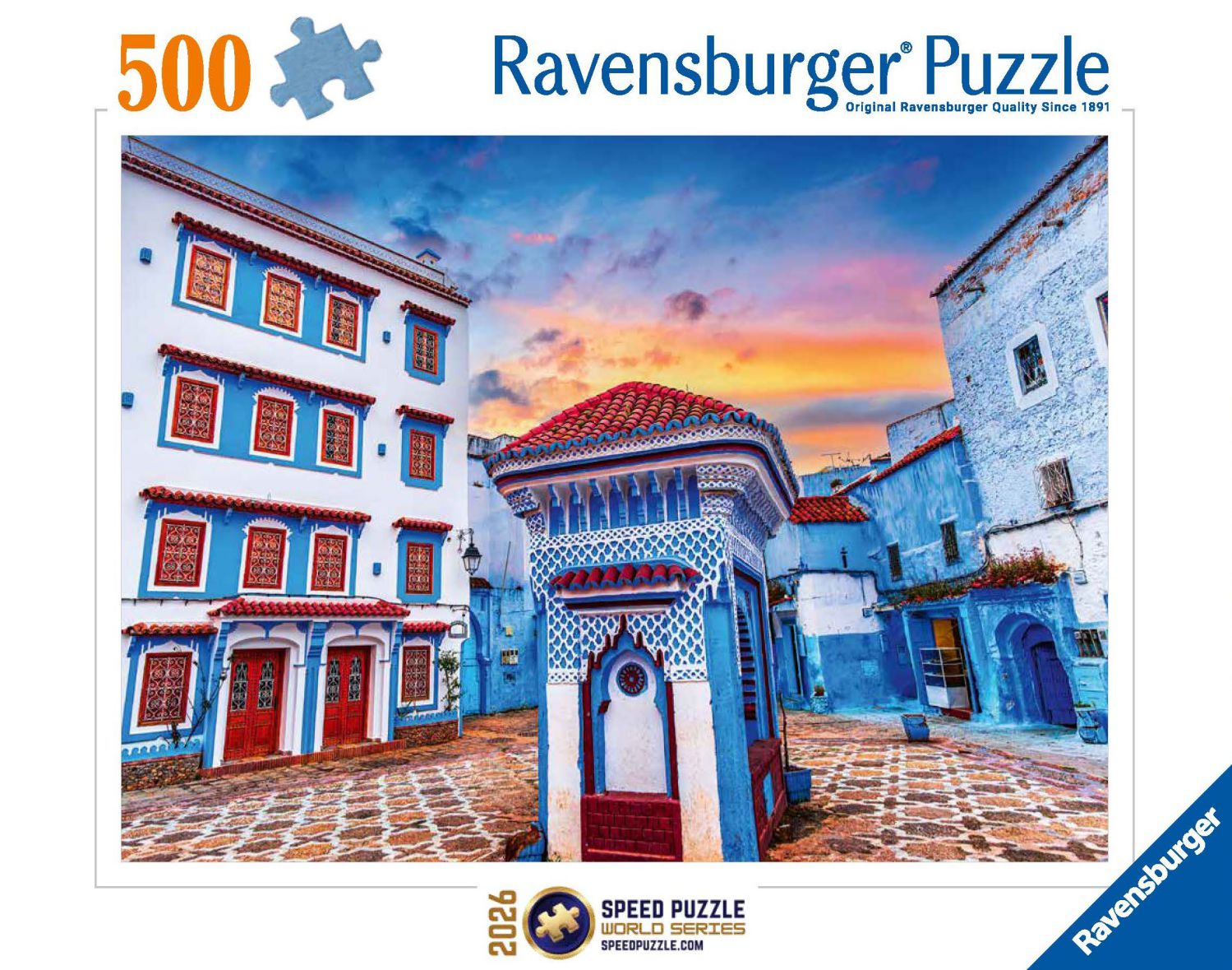 Ravensburger Puzzle 500 Teile - Chefchaouen, Marokko - Ravensburger Puzzle 500 Teile - Chefchaouen, Marokko - von Ravensburger
