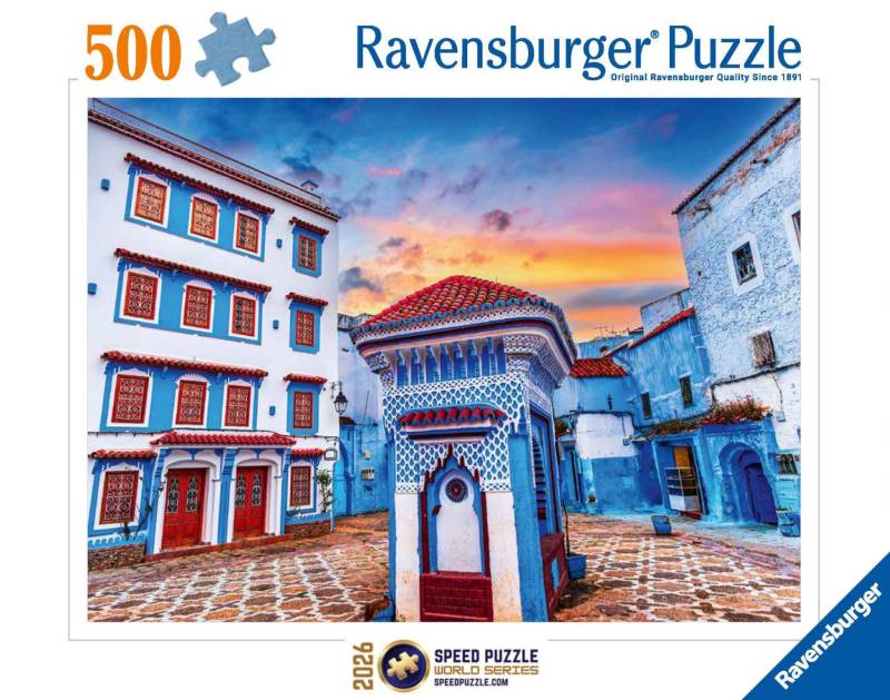 Ravensburger Puzzle 500 Teile - Chefchaouen, Marokko - Ravensburger Puzzle 500 Teile - Chefchaouen, Marokko - von Ravensburger