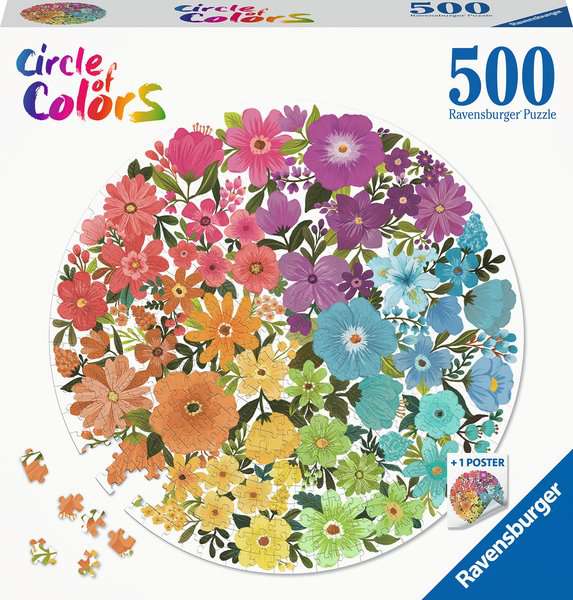 Ravensburger Puzzle 500 Teile – Circle of Colors – Flowers - Ravensburger Puzzle 500 Teile – Circle of Colors – Flowers - von Ravensburger