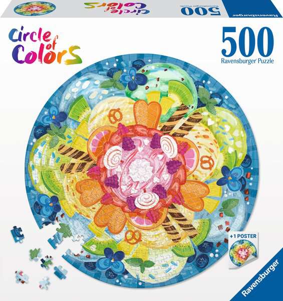 Ravensburger Puzzle 500 Teile – Circle of Colors – Ice Cream - Ravensburger Puzzle 500 Teile – Circle of Colors – Ice Cream - von Ravensburger
