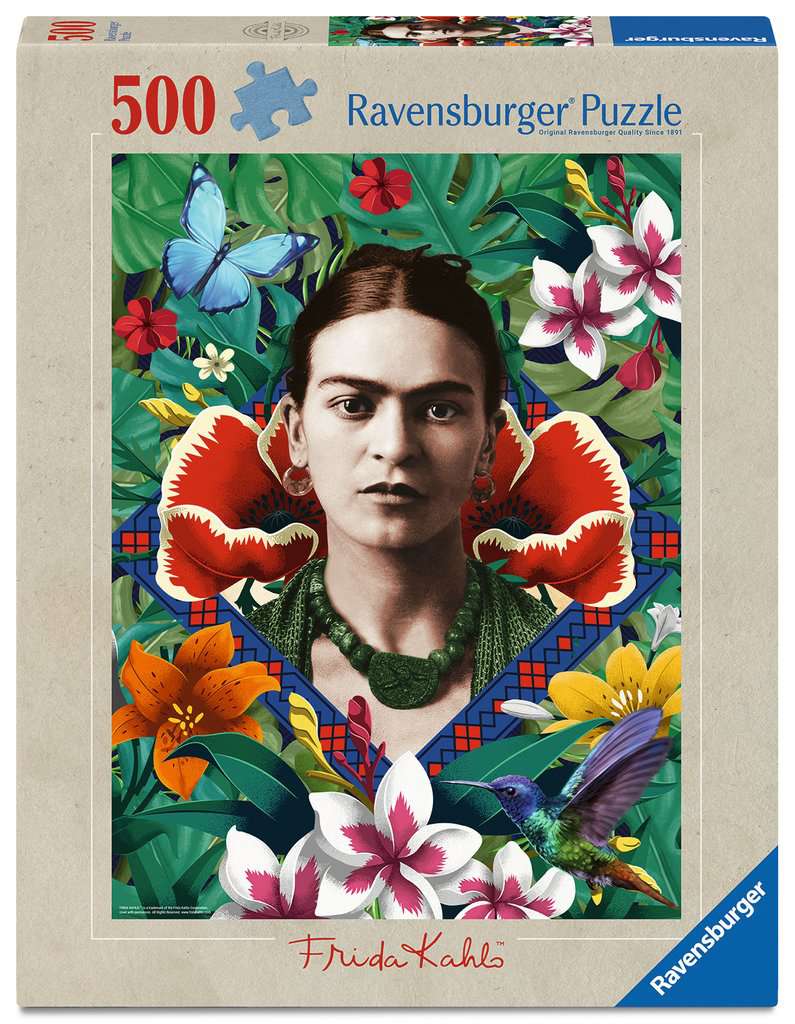 Ravensburger Puzzle 500 Teile - Frida Kahlo - blühende Fantasie - von Ravensburger