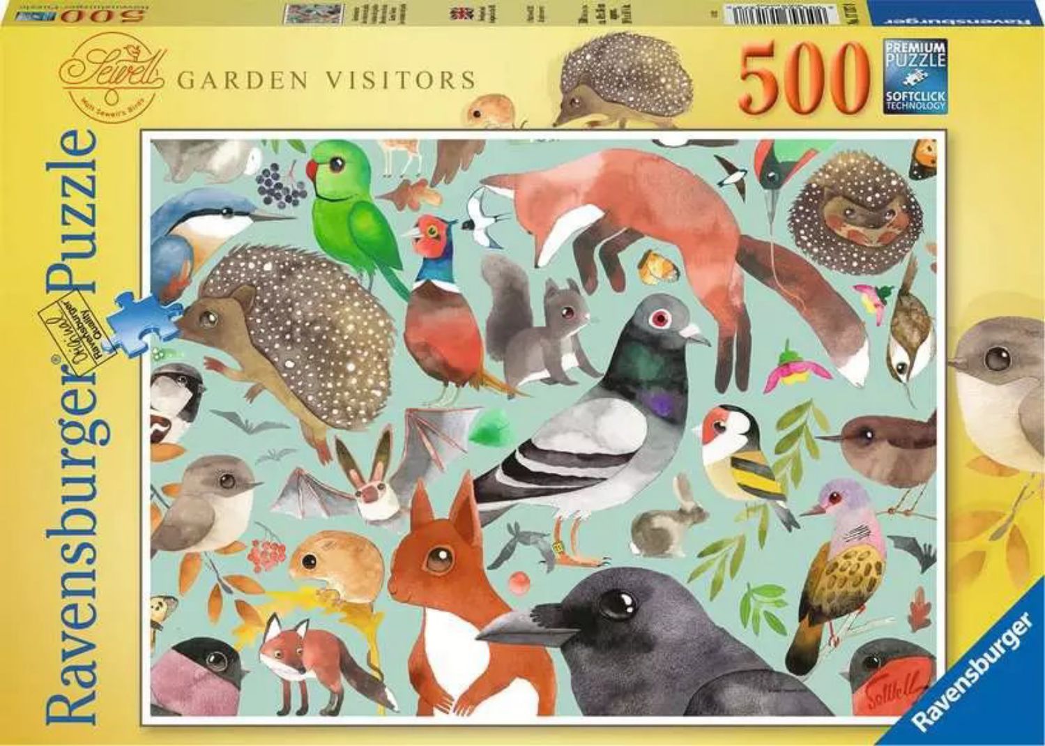 Ravensburger Puzzle 500 Teile - Garden Visitors - von Ravensburger