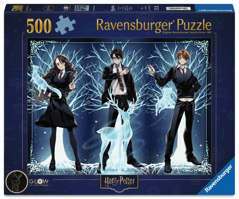 Ravensburger Puzzle 500 Teile - Harry Potter Leuchtender Patronus - von Ravensburger