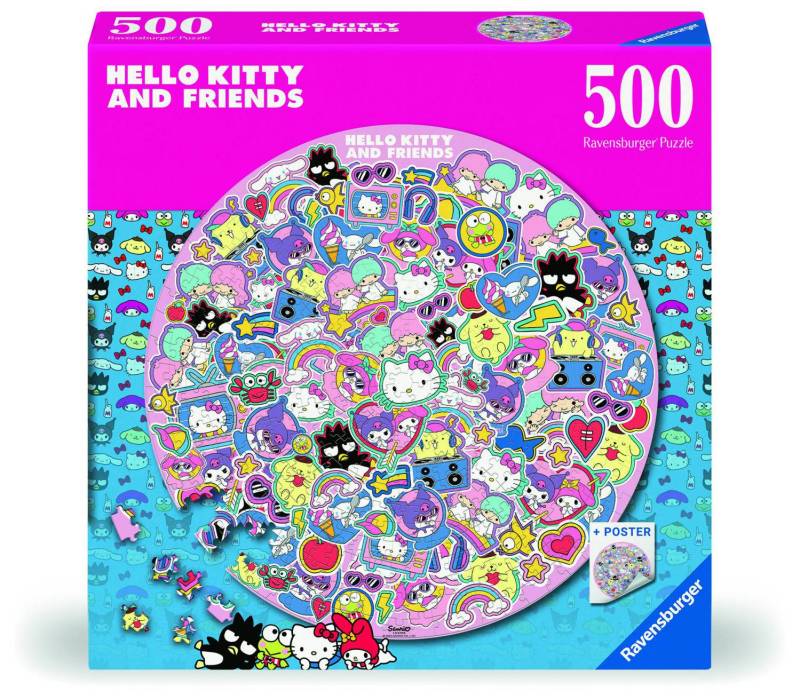 Ravensburger Puzzle 500 Teile - Hello Kitty and Friends - von Ravensburger
